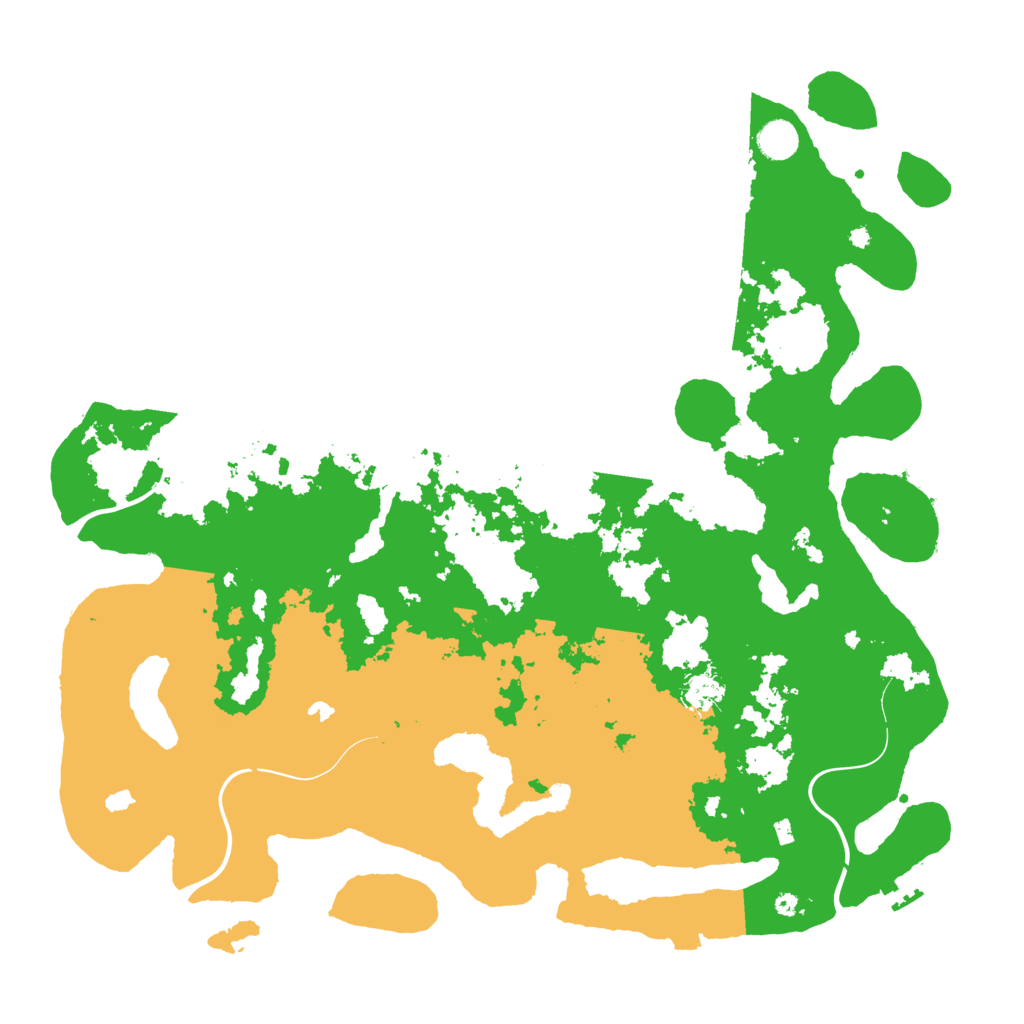 Biome Rust Map: Procedural Map, Size: 4500, Seed: 346