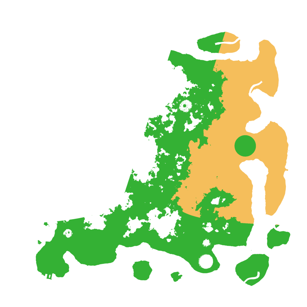 Biome Rust Map: Procedural Map, Size: 3800, Seed: 2100700239