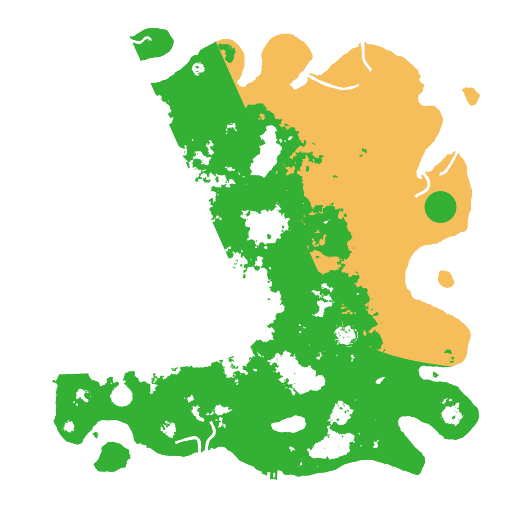 Biome Rust Map: Procedural Map, Size: 4250, Seed: 524