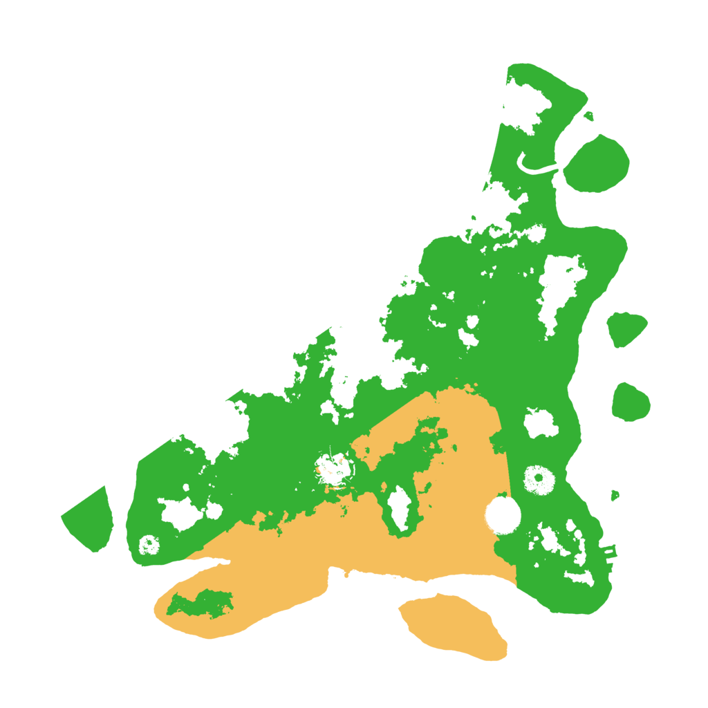 Biome Rust Map: Procedural Map, Size: 3500, Seed: 721776272