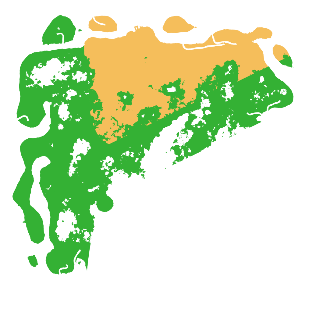 Biome Rust Map: Procedural Map, Size: 5000, Seed: 1359217008