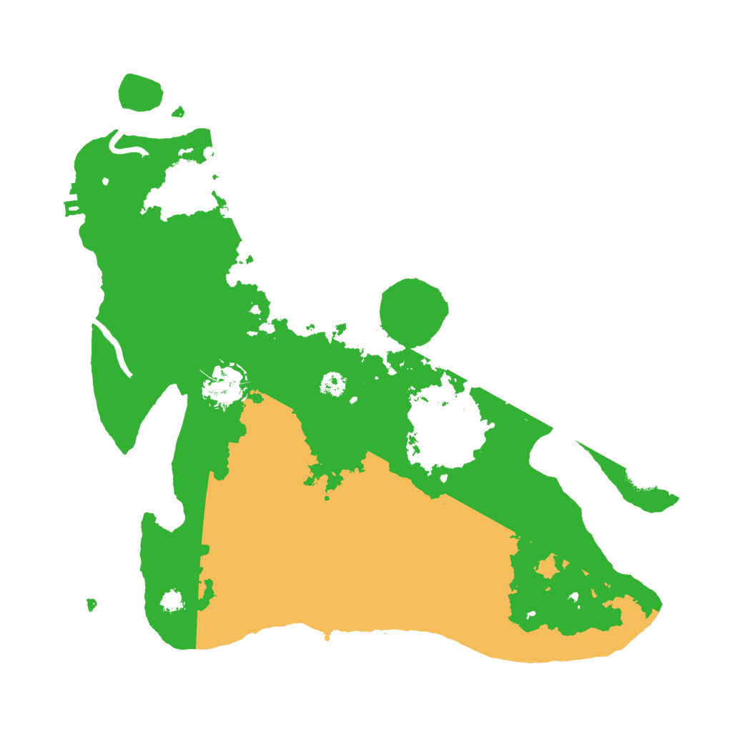 Biome Rust Map: Procedural Map, Size: 3000, Seed: 104620732