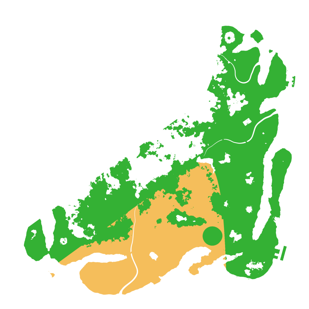 Biome Rust Map: Procedural Map, Size: 4250, Seed: 723078