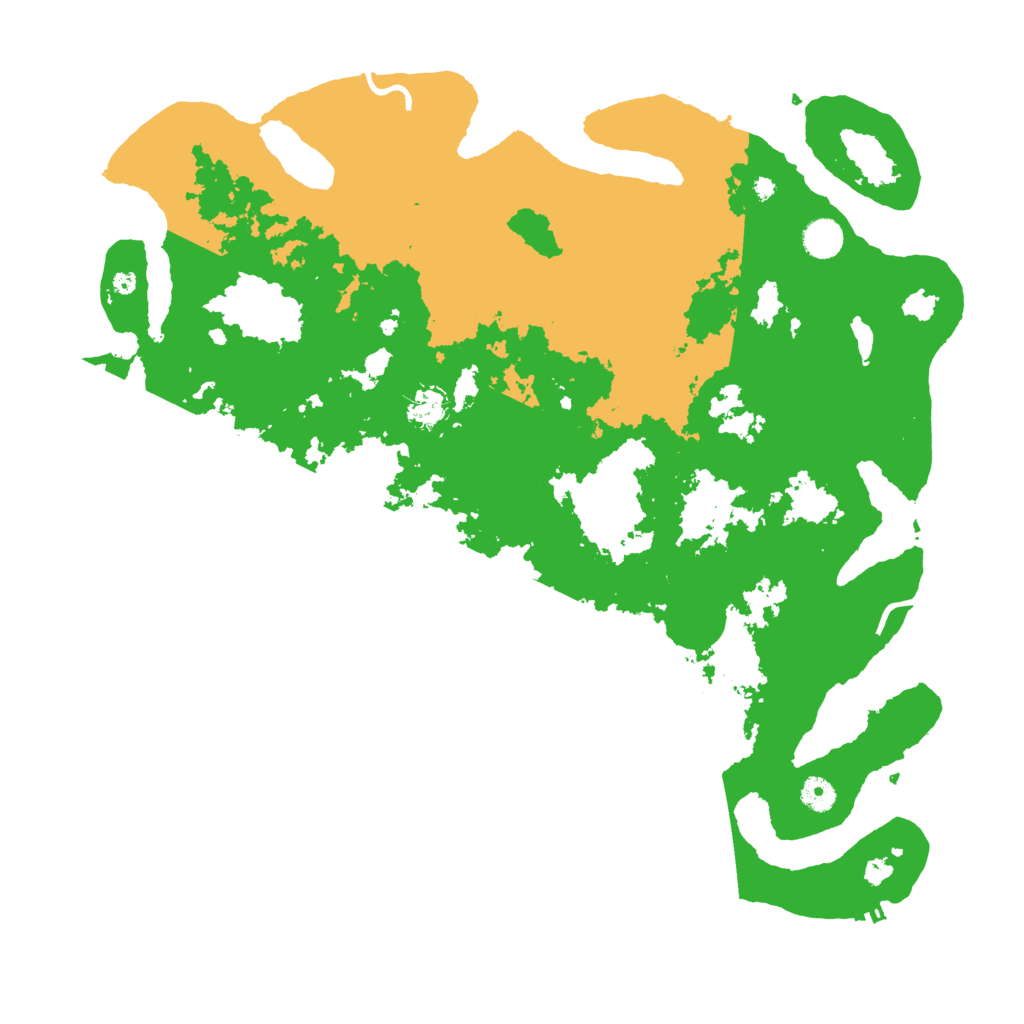 Biome Rust Map: Procedural Map, Size: 4500, Seed: 1183727872