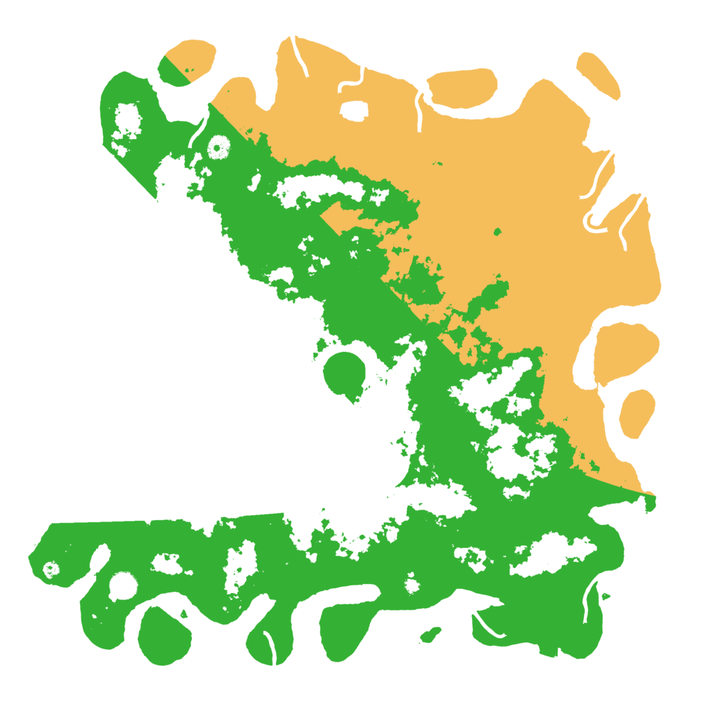 Biome Rust Map: Procedural Map, Size: 4500, Seed: 485163382