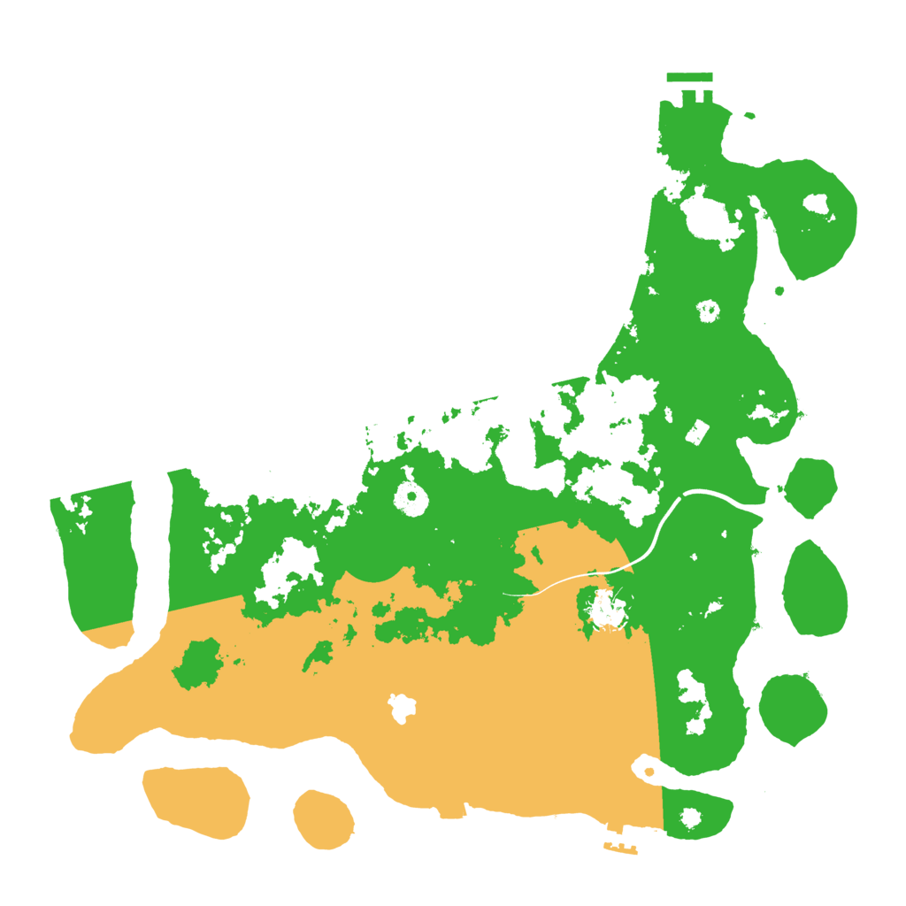 Biome Rust Map: Procedural Map, Size: 4000, Seed: 1025692068