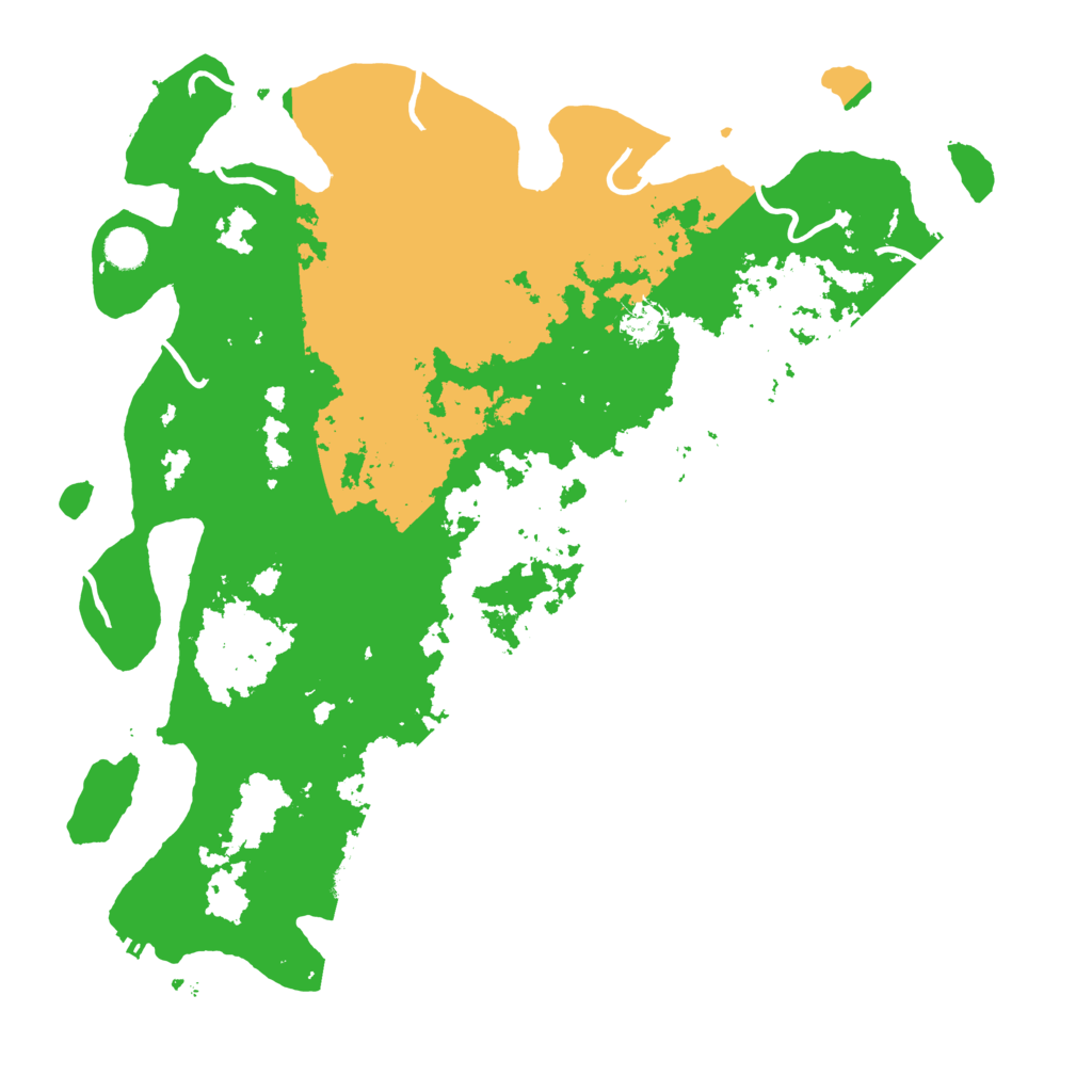 Biome Rust Map: Procedural Map, Size: 4500, Seed: 742313661