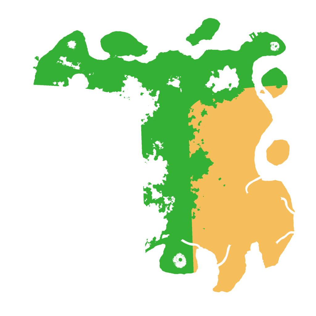 Biome Rust Map: Procedural Map, Size: 3500, Seed: 762123694