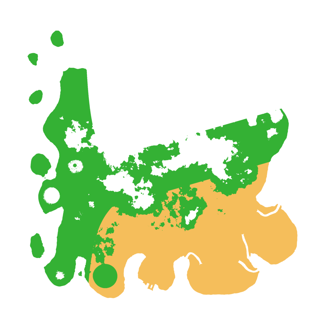 Biome Rust Map: Procedural Map, Size: 3500, Seed: 85435185