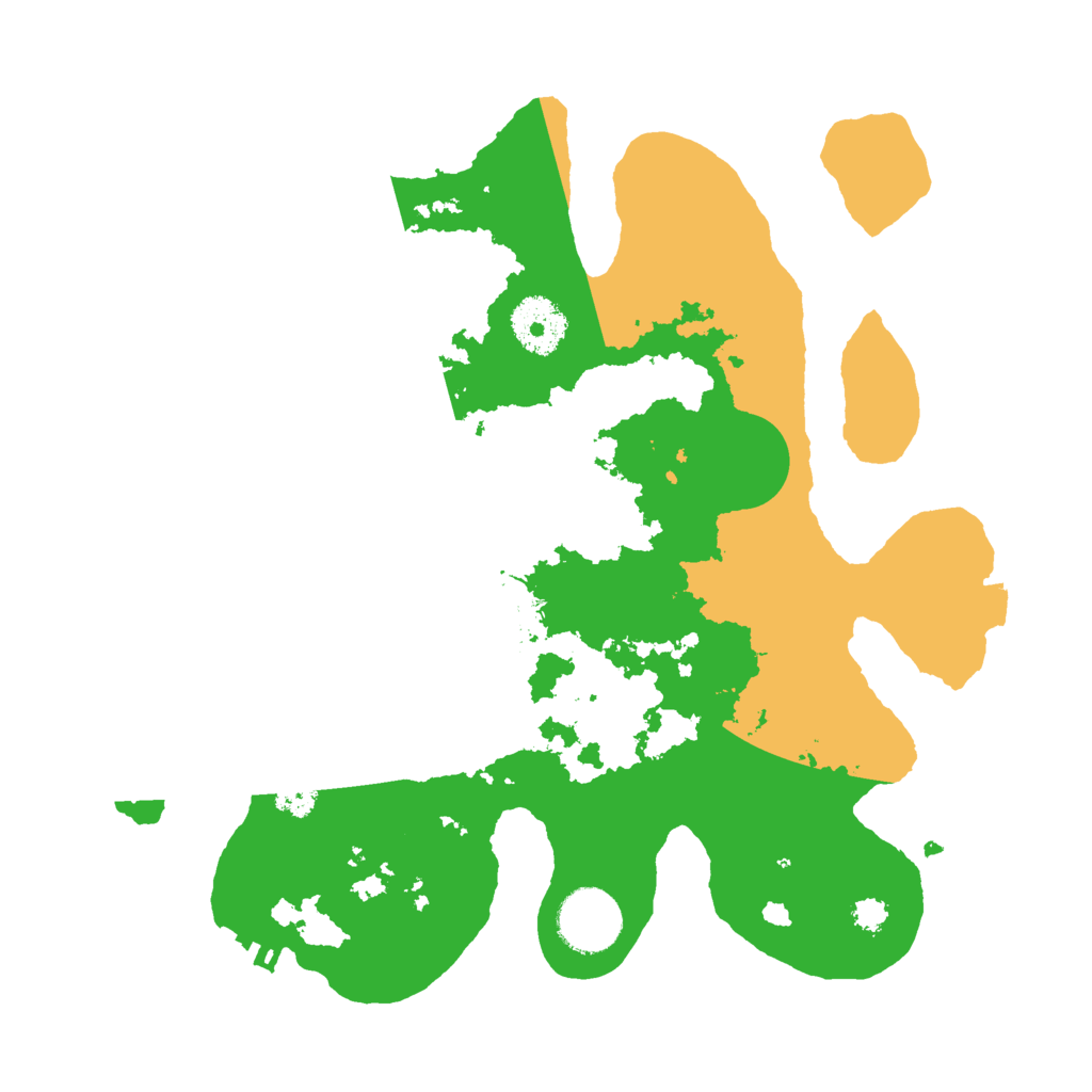 Biome Rust Map: Procedural Map, Size: 3000, Seed: 425352080