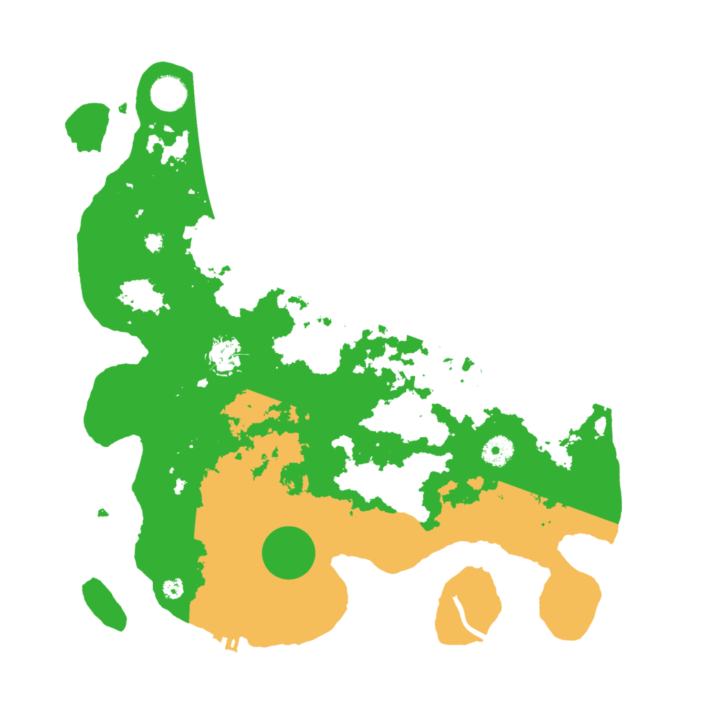 Biome Rust Map: Procedural Map, Size: 3500, Seed: 336548456