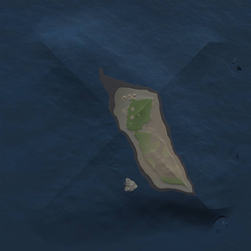 Rust Map: Procedural Map, Size: 1000, Seed: 455146133, 3 Monuments