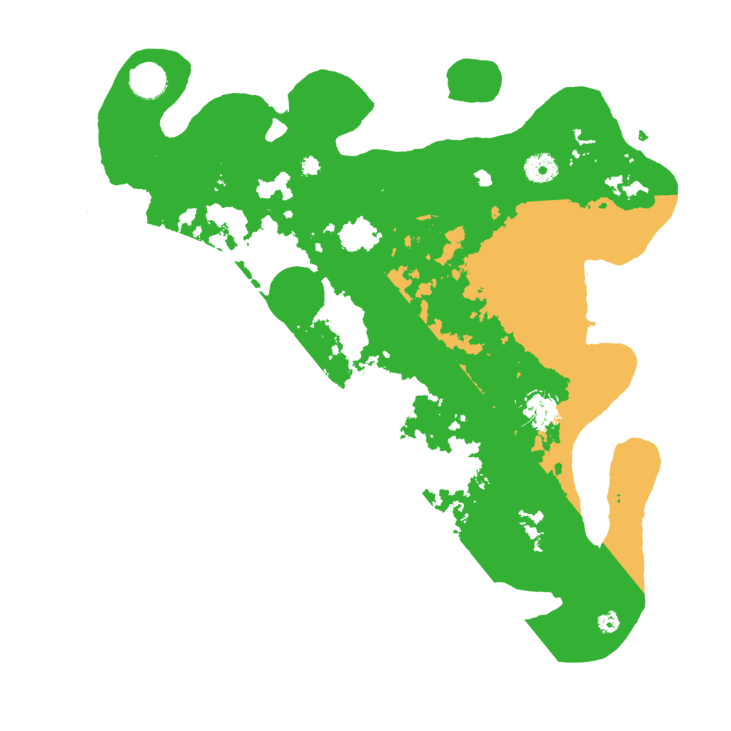 Biome Rust Map: Procedural Map, Size: 3500, Seed: 4001813