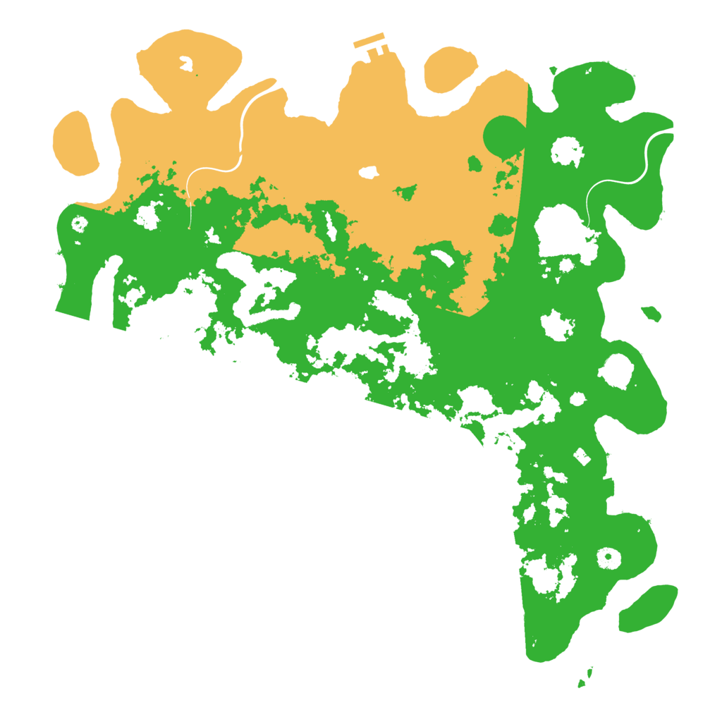 Biome Rust Map: Procedural Map, Size: 4600, Seed: 142522653