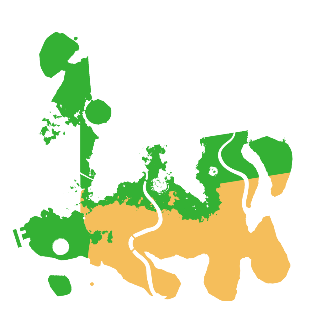 Biome Rust Map: Procedural Map, Size: 3500, Seed: 1325035857