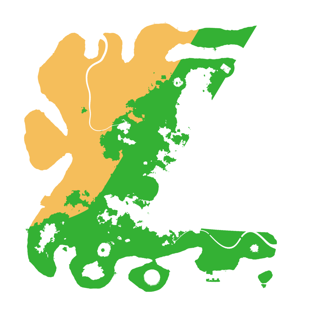 Biome Rust Map: Procedural Map, Size: 3500, Seed: 4202308