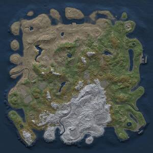 Thumbnail Rust Map: Procedural Map, Size: 4800, Seed: 1627191851, 17 Monuments