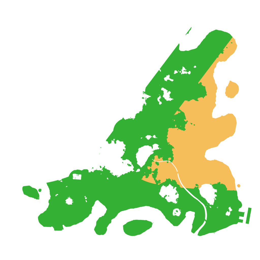Biome Rust Map: Procedural Map, Size: 3250, Seed: 84936