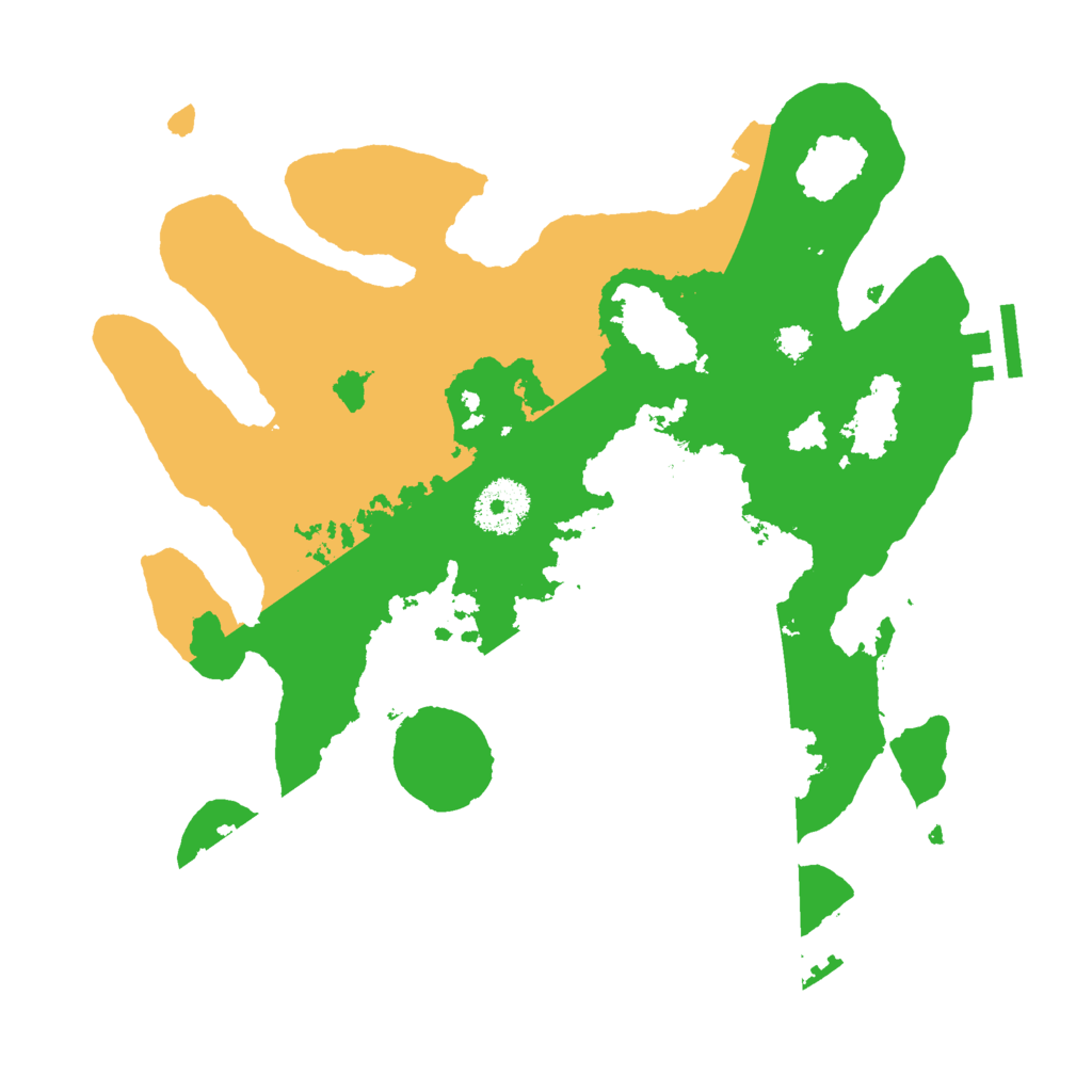 Biome Rust Map: Procedural Map, Size: 3000, Seed: 8137654