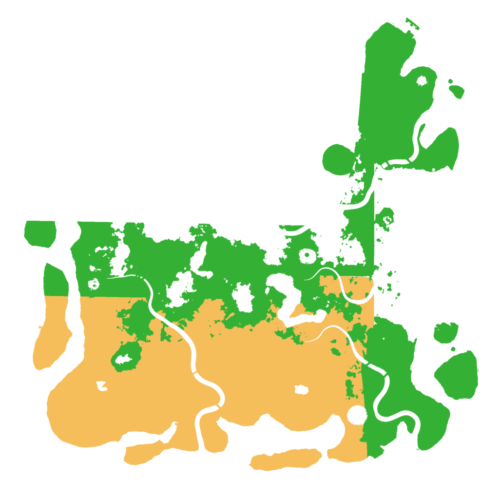 Biome Rust Map: Procedural Map, Size: 4500, Seed: 328786206