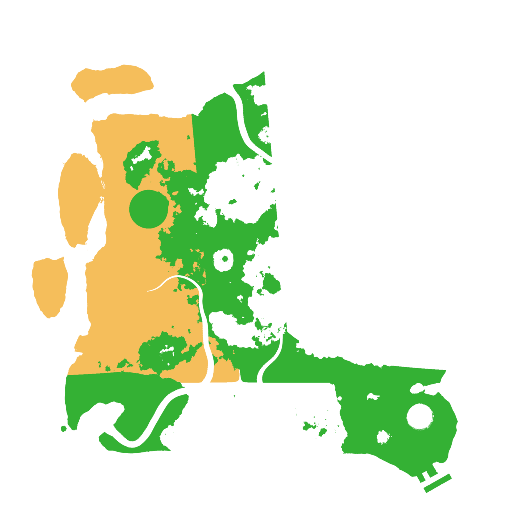 Biome Rust Map: Procedural Map, Size: 3500, Seed: 773056698