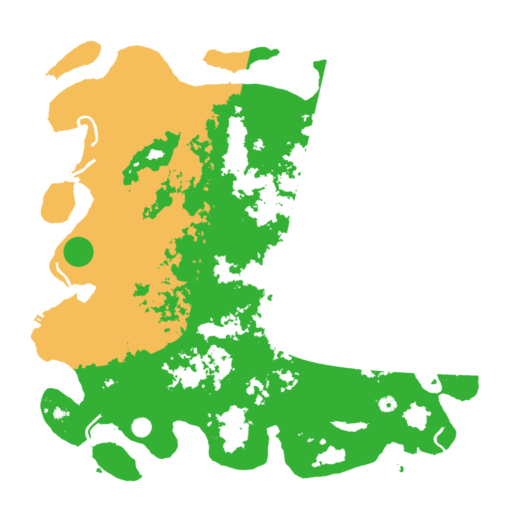 Biome Rust Map: Procedural Map, Size: 4500, Seed: 27623170