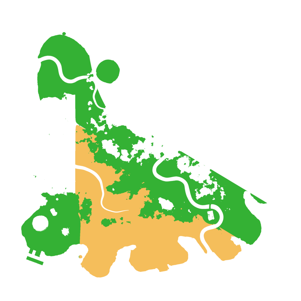 Biome Rust Map: Procedural Map, Size: 3500, Seed: 113025739