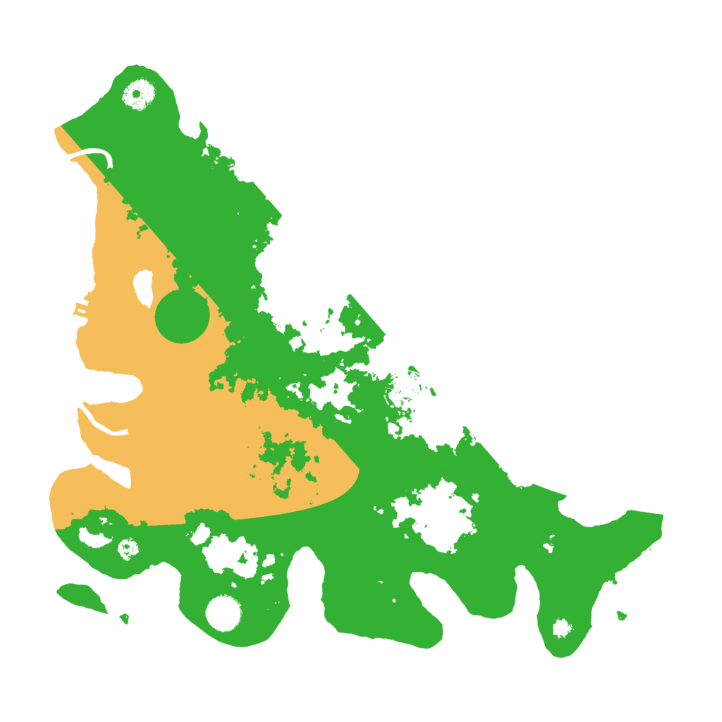 Biome Rust Map: Procedural Map, Size: 3600, Seed: 59943015