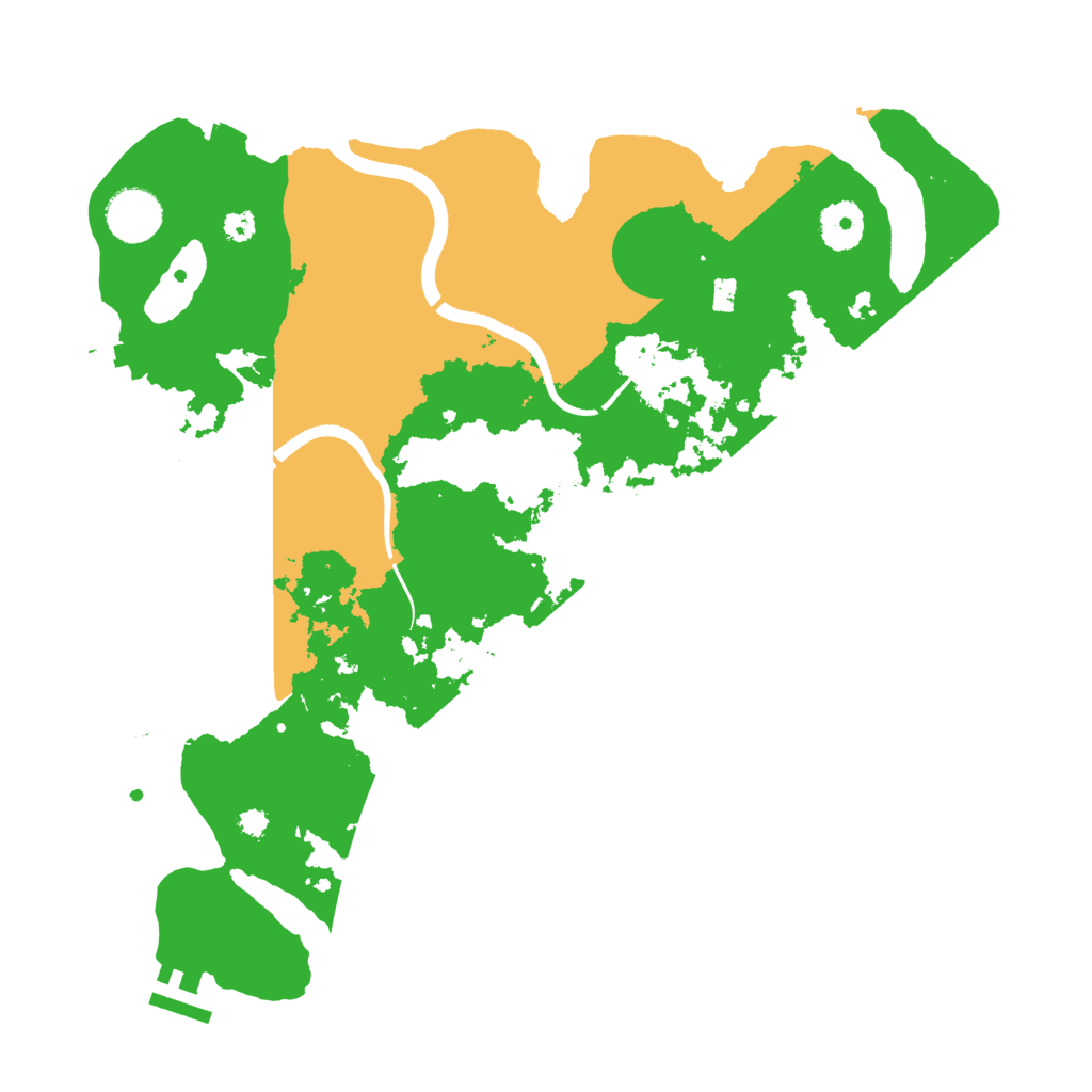 Biome Rust Map: Procedural Map, Size: 3500, Seed: 2068690115