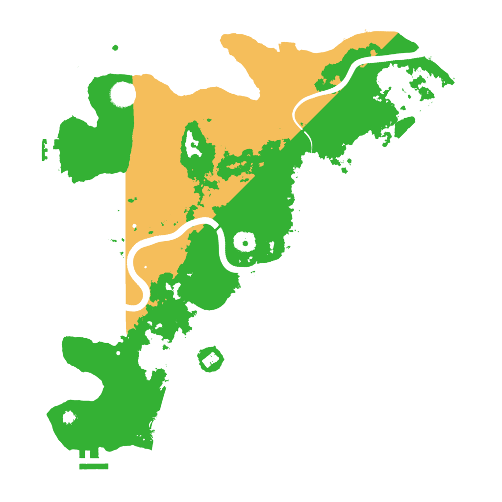 Biome Rust Map: Procedural Map, Size: 3500, Seed: 1961412338