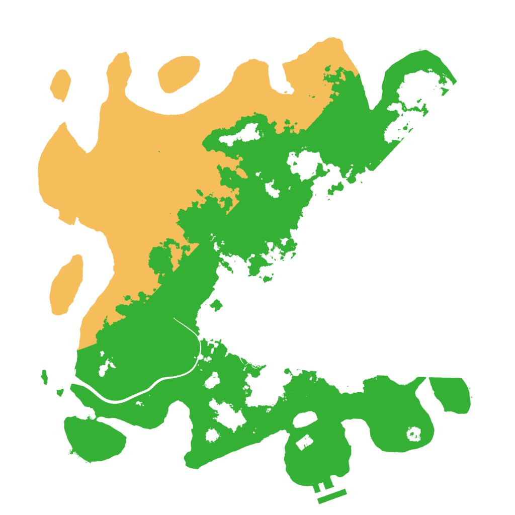 Biome Rust Map: Procedural Map, Size: 3500, Seed: 355841350