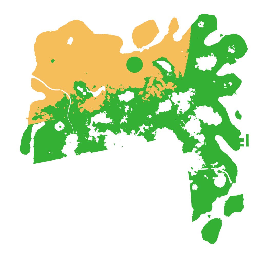 Biome Rust Map: Procedural Map, Size: 4250, Seed: 842369