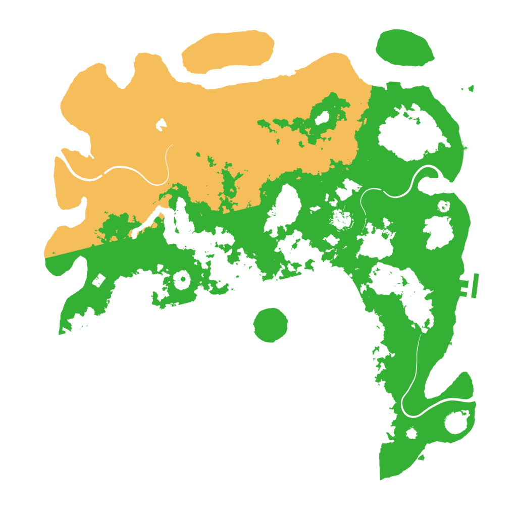 Biome Rust Map: Procedural Map, Size: 4250, Seed: 398071238