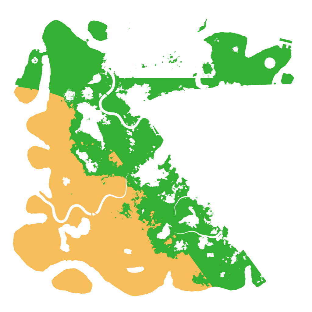 Biome Rust Map: Procedural Map, Size: 5000, Seed: 625
