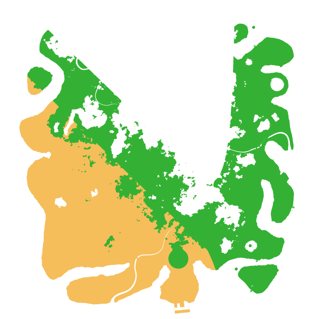 Biome Rust Map: Procedural Map, Size: 4250, Seed: 650551918
