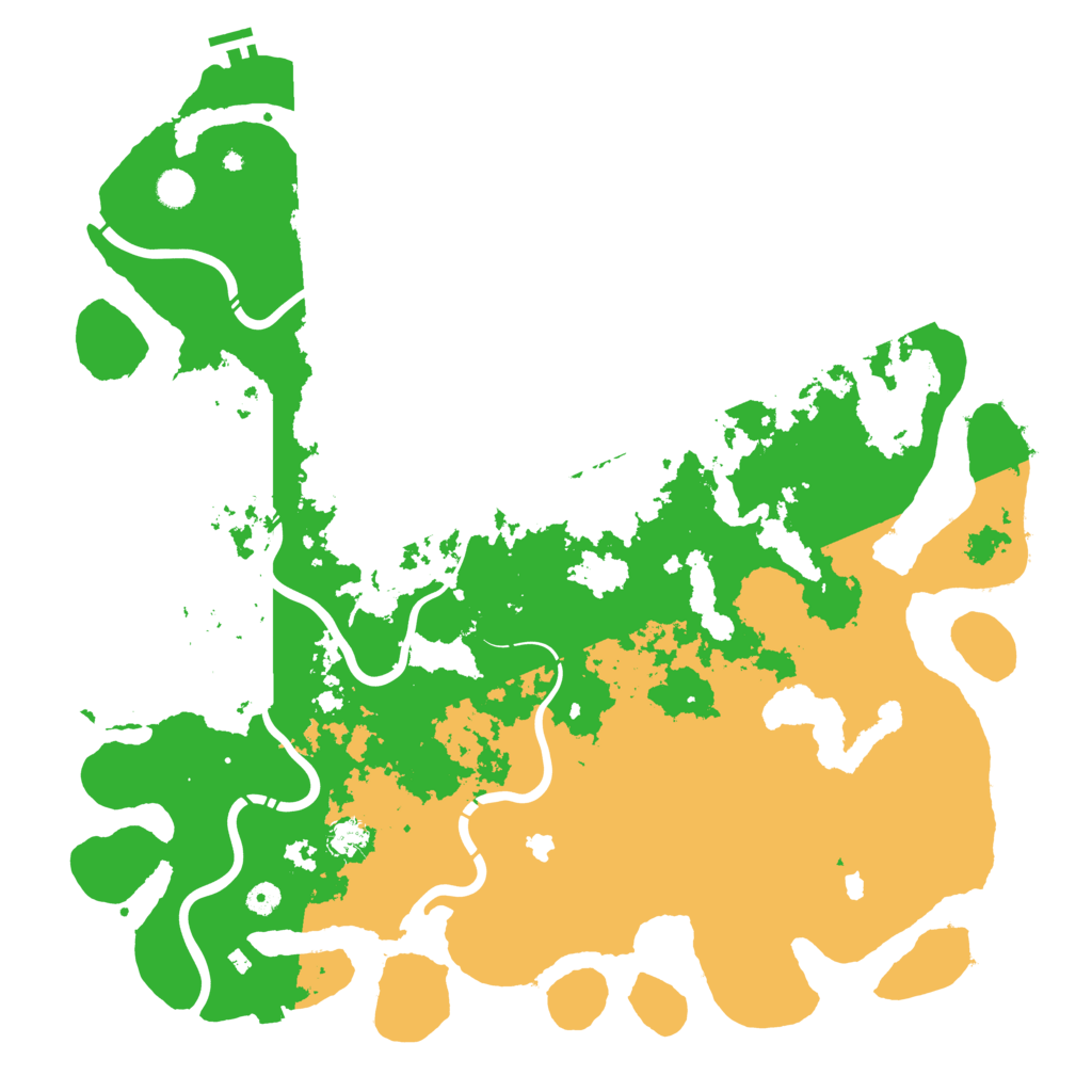 Biome Rust Map: Procedural Map, Size: 5000, Seed: 122344512