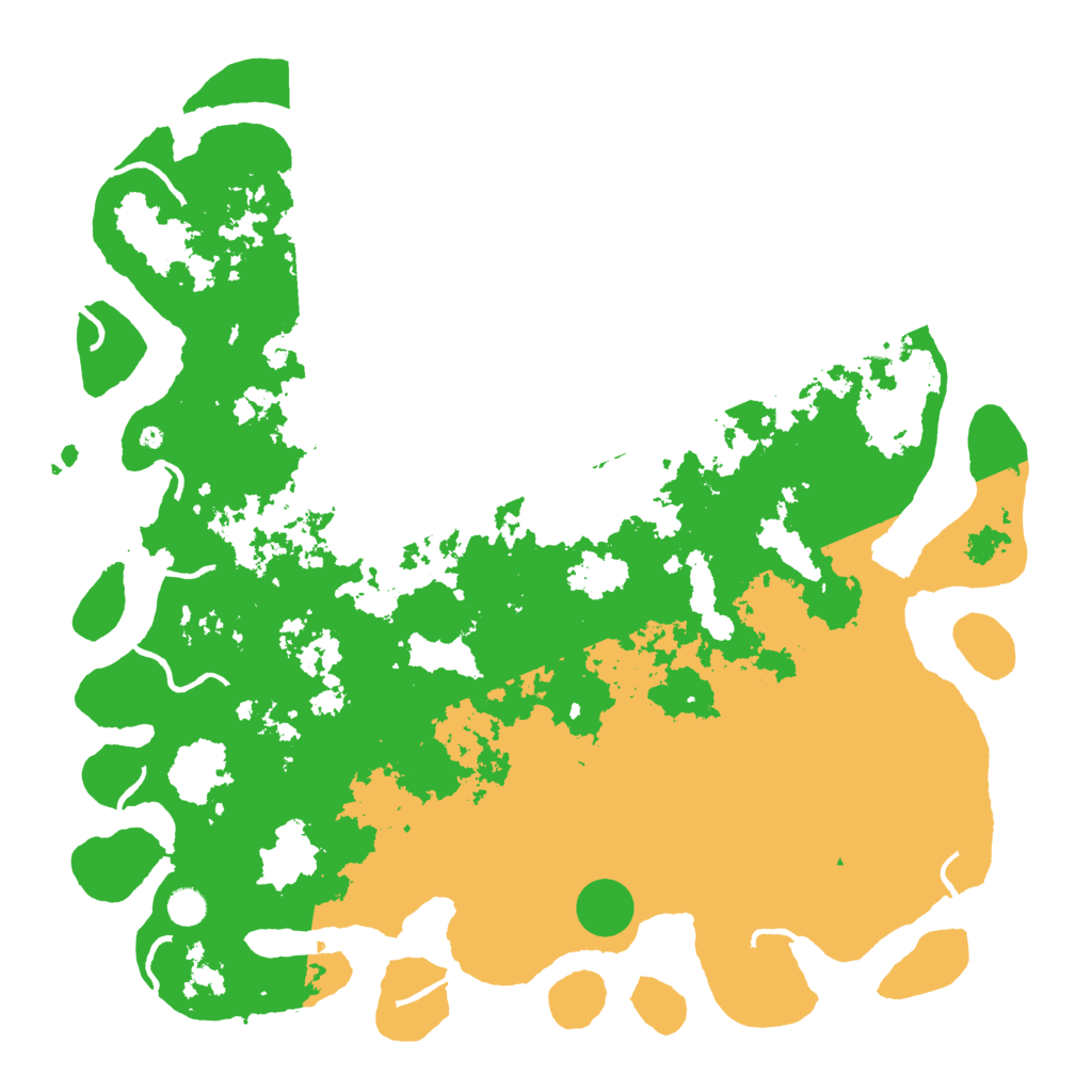 Biome Rust Map: Procedural Map, Size: 5000, Seed: 122344512