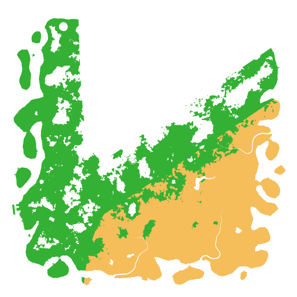 Biome Rust Map: Procedural Map, Size: 6000, Seed: 834591362