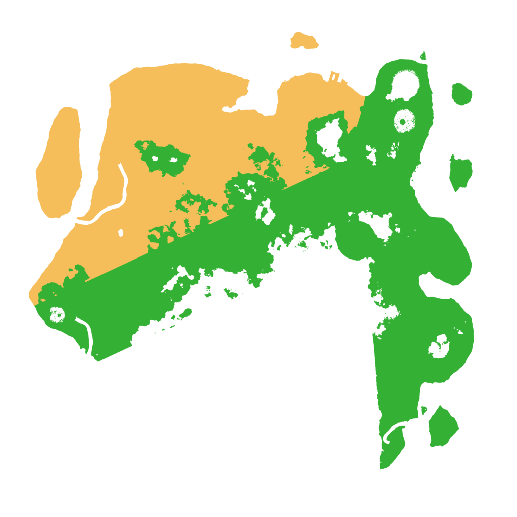 Biome Rust Map: Procedural Map, Size: 3500, Seed: 212345