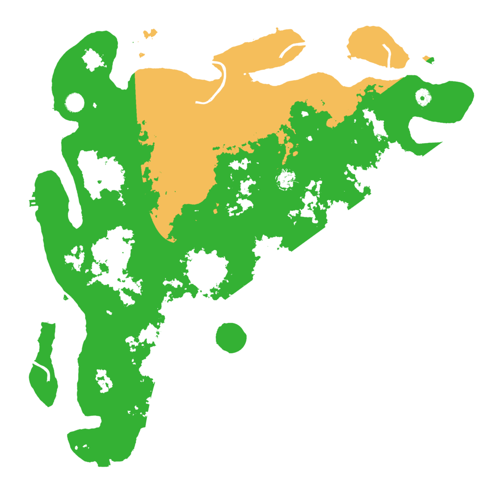 Biome Rust Map: Procedural Map, Size: 4650, Seed: 90000