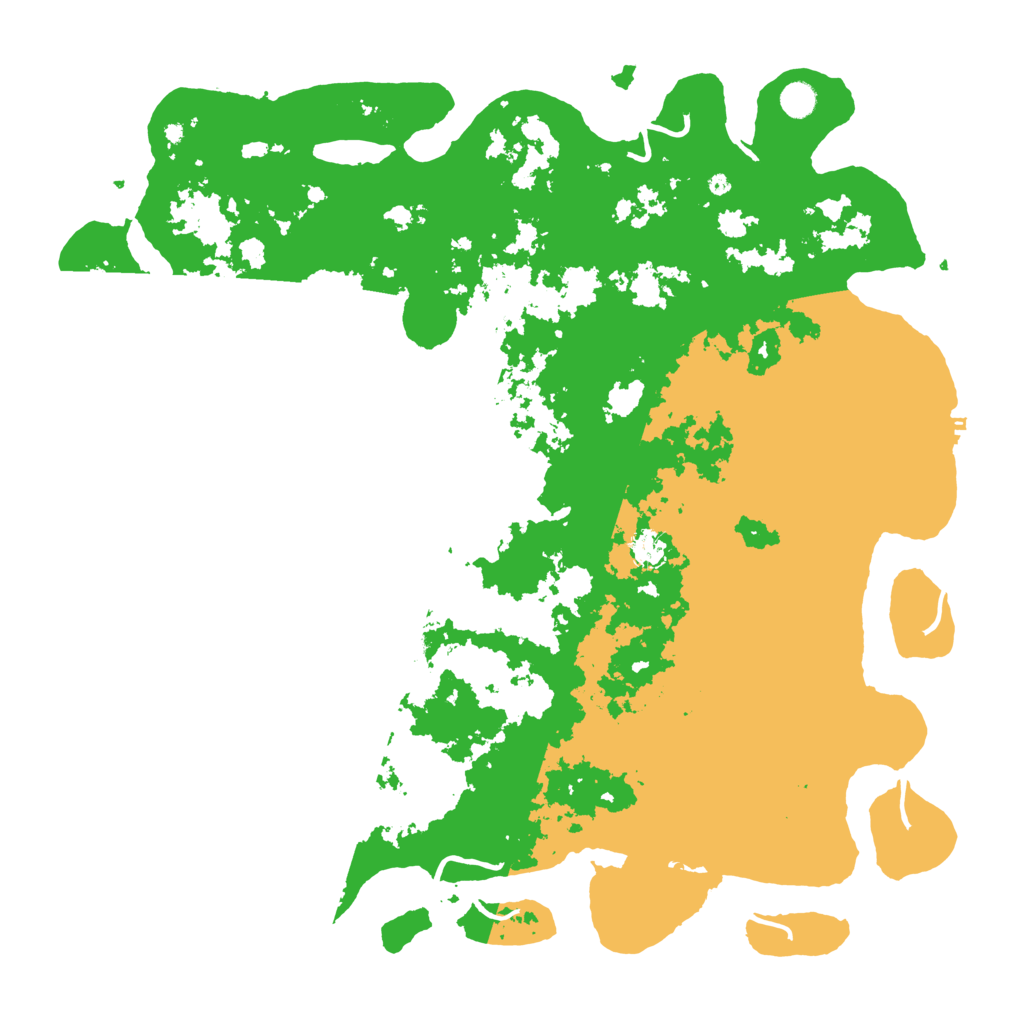 Biome Rust Map: Procedural Map, Size: 5000, Seed: 13841795