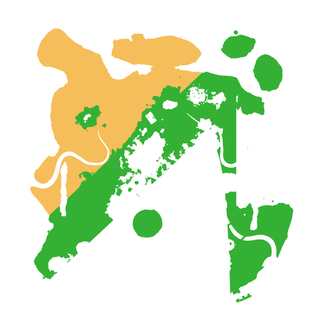 Biome Rust Map: Procedural Map, Size: 3000, Seed: 207071274