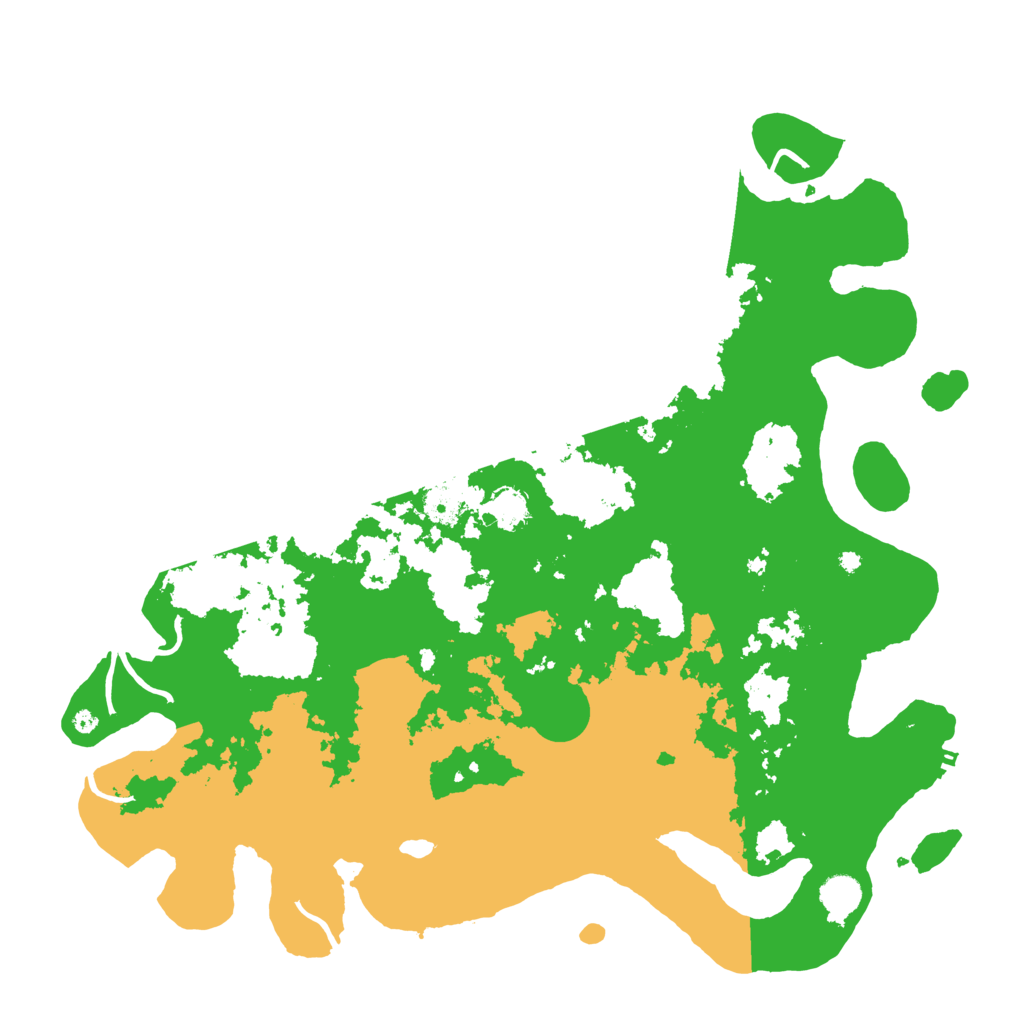 Biome Rust Map: Procedural Map, Size: 4500, Seed: 1483814949