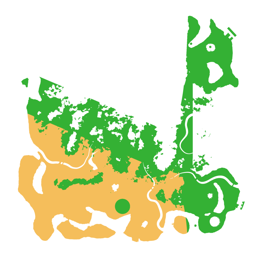 Biome Rust Map: Procedural Map, Size: 4500, Seed: 22426