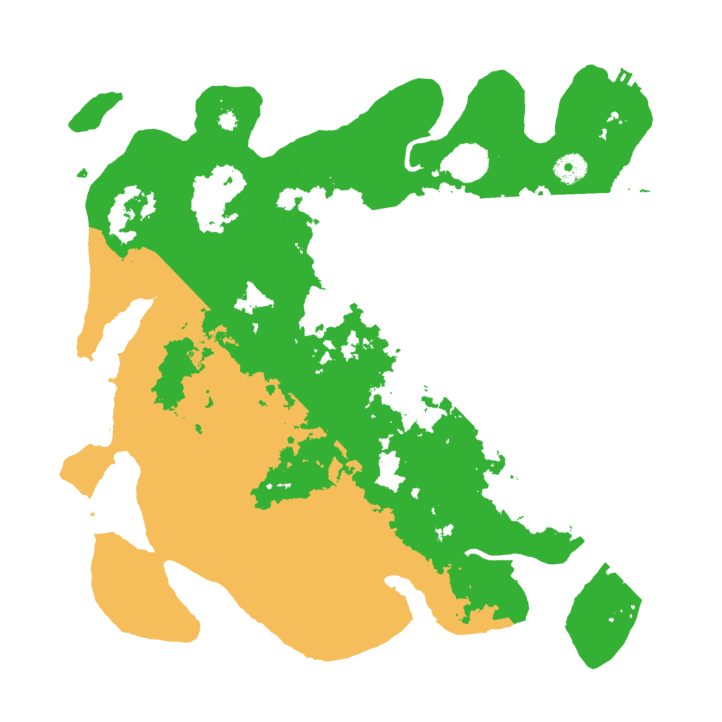 Biome Rust Map: Procedural Map, Size: 3500, Seed: 1542929007