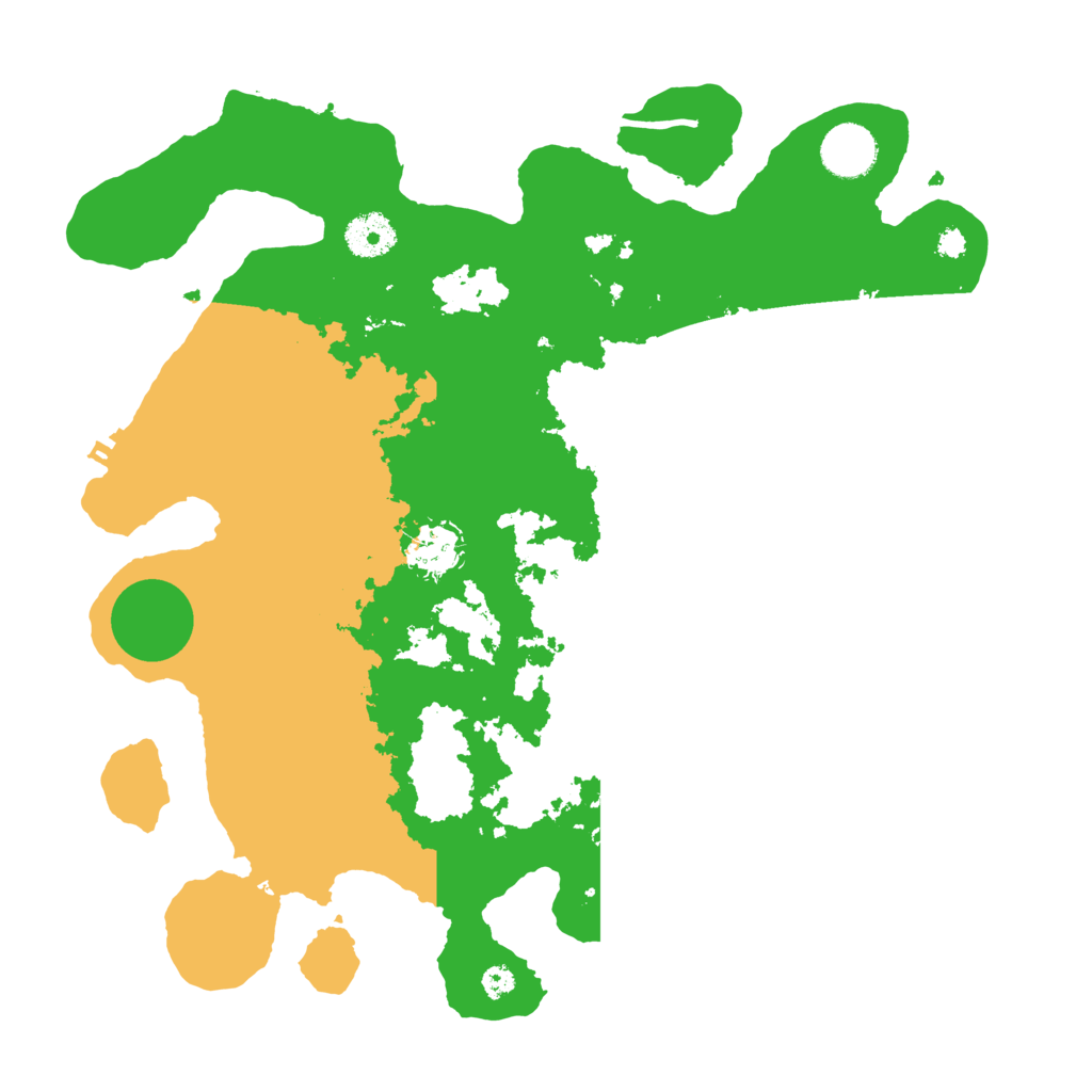Biome Rust Map: Procedural Map, Size: 3500, Seed: 845740925