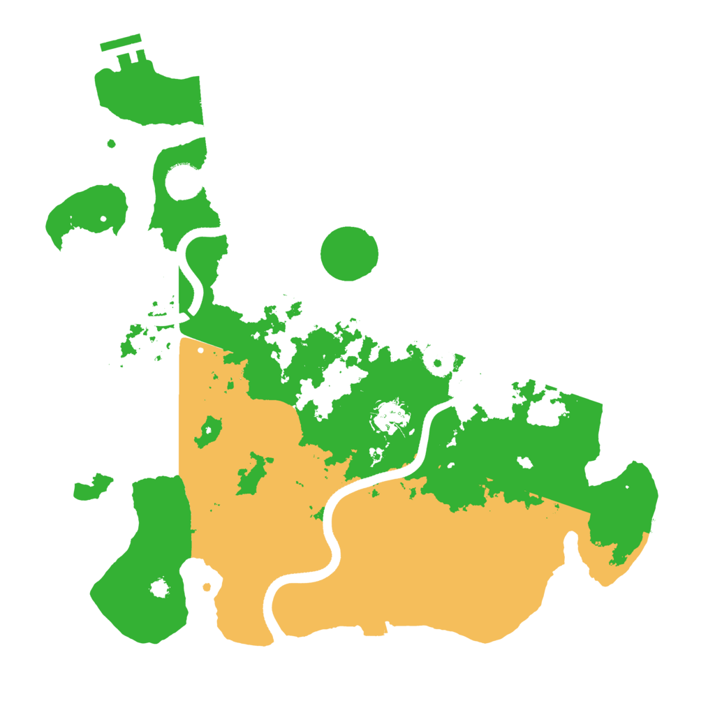 Biome Rust Map: Procedural Map, Size: 3500, Seed: 1180684401