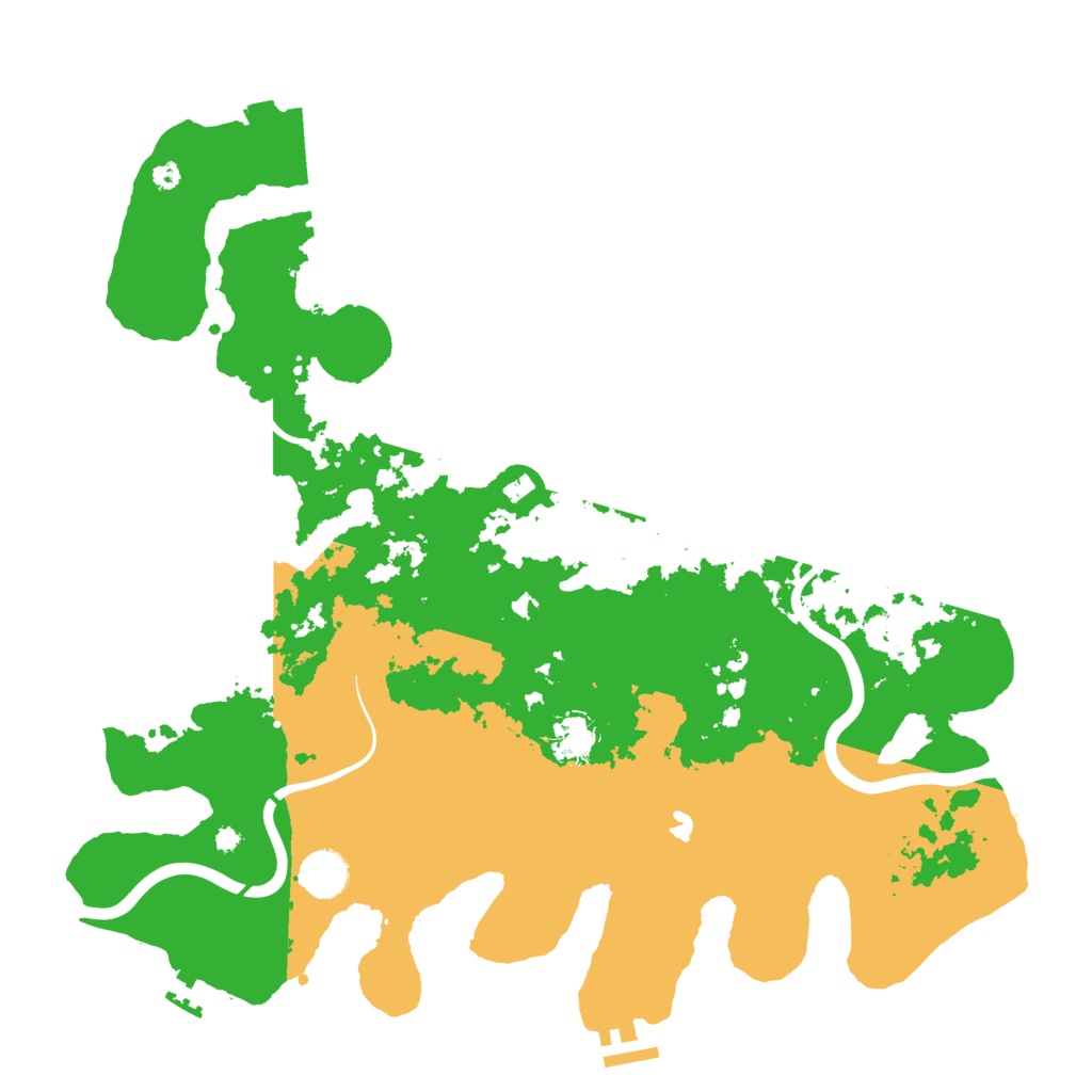 Biome Rust Map: Procedural Map, Size: 4000, Seed: 896995462