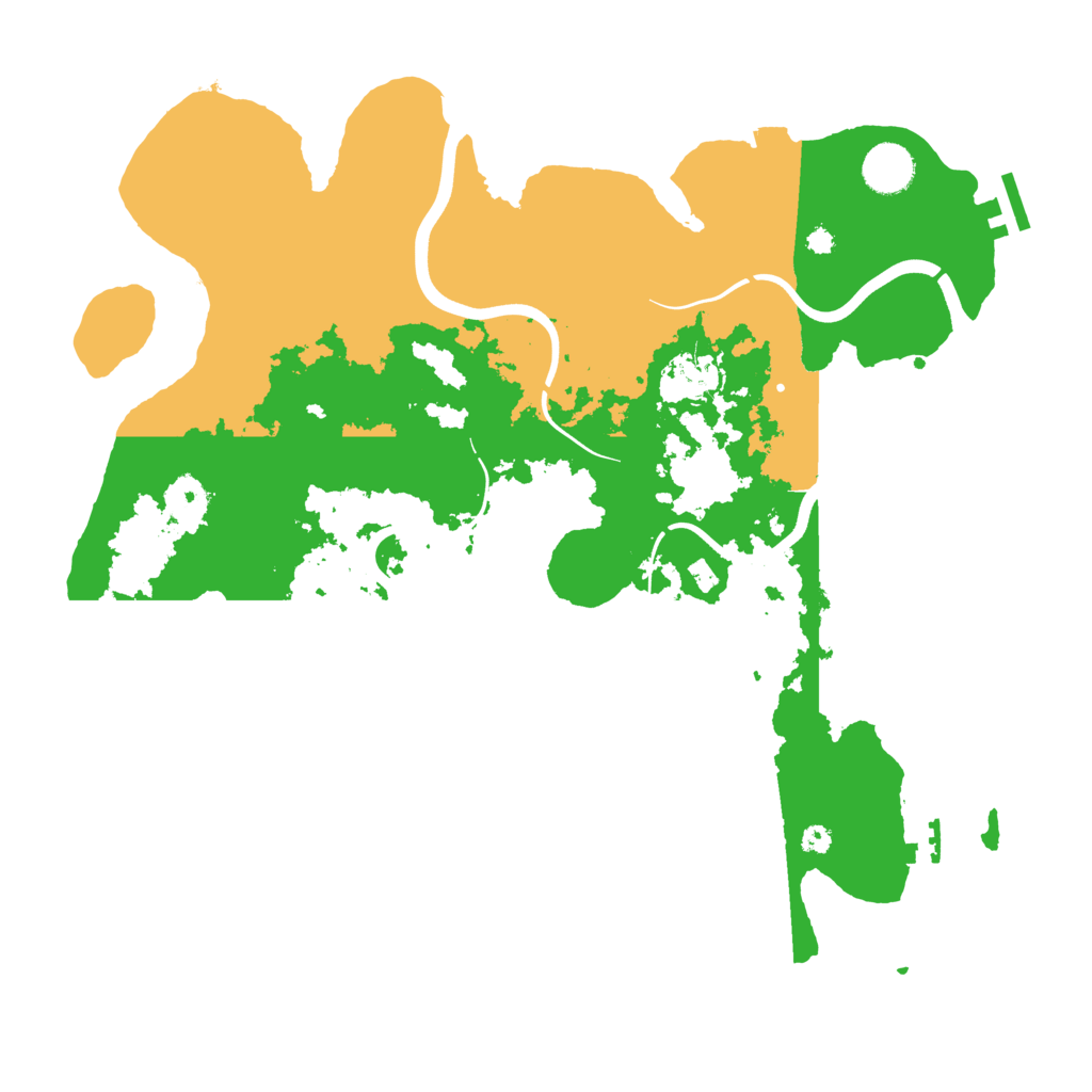 Biome Rust Map: Procedural Map, Size: 3750, Seed: 60423