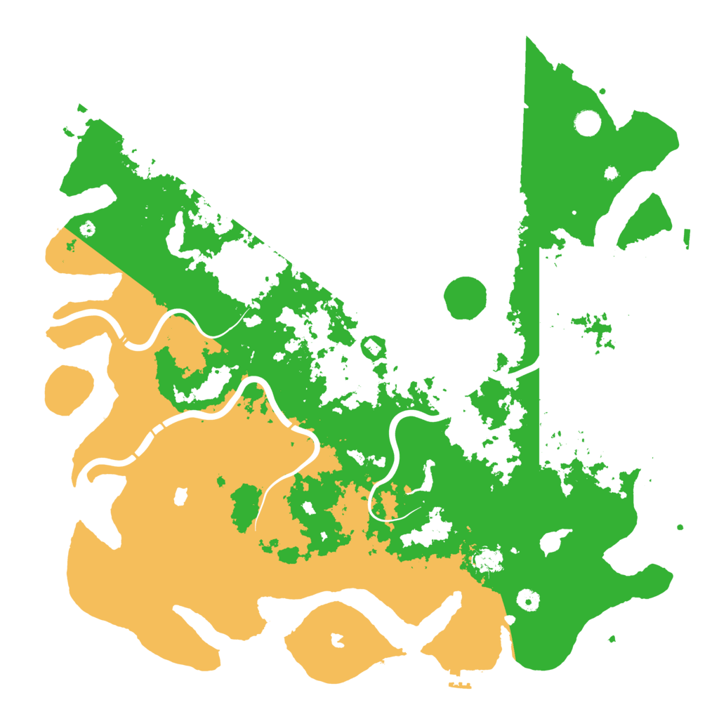 Biome Rust Map: Procedural Map, Size: 4800, Seed: 939023540